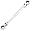 Draper HI-TORQ® Metric Flexible Head Double Ring Ratchet Spanner, 8 x 9mm