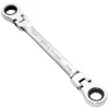 Draper HI-TORQ® Metric Flexible Head Double Ring Ratchet Spanner, 16 x 17mm