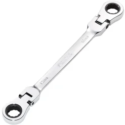 Draper HI-TORQ® Metric Flexible Head Double Ring Ratchet Spanner, 12 x 13mm