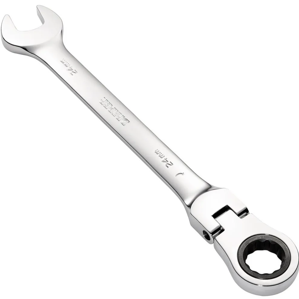 Draper HI-TORQ® Metric Flexible Head Ratcheting Combination Spanner, 24mm