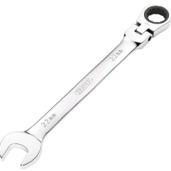 Draper HI-TORQ® Metric Flexible Head Ratcheting Combination Spanner, 22mm