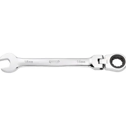Draper HI-TORQ® Metric Flexible Head Ratcheting Combination Spanner, 18mm
