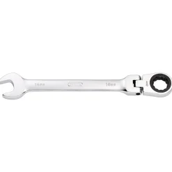 Draper HI-TORQ® Metric Flexible Head Ratcheting Combination Spanner, 16mm