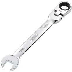 Draper HI-TORQ® Metric Flexible Head Ratcheting Combination Spanner, 15mm