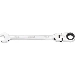 Draper HI-TORQ® Metric Flexible Head Ratcheting Combination Spanner, 11mm
