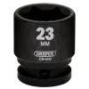 Draper HI-TORQ® Metric Impact Socket, 1/2" Sq. Dr., 23mm