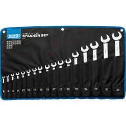 Draper HI-TORQ® Metric Ratchet Combination Spanner Set (17 Piece)