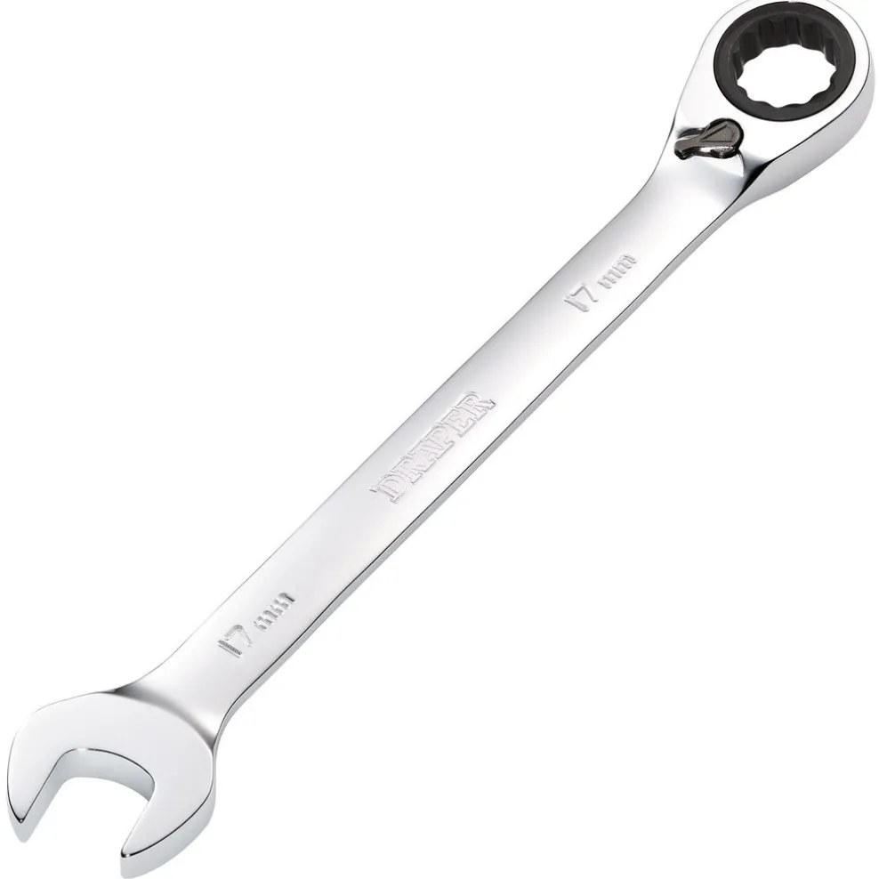 Draper HI-TORQ® Metric Reversible Ratcheting Combination Spanner, 17mm