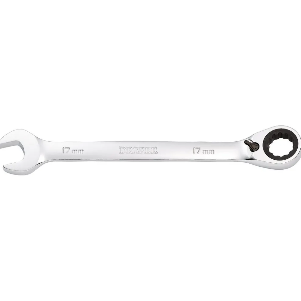 Draper HI-TORQ® Metric Reversible Ratcheting Combination Spanner, 17mm