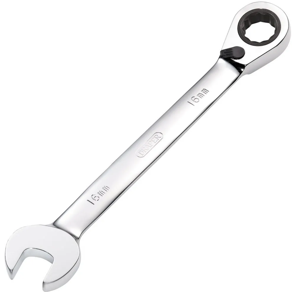 Draper HI-TORQ® Metric Reversible Ratcheting Combination Spanner, 16mm