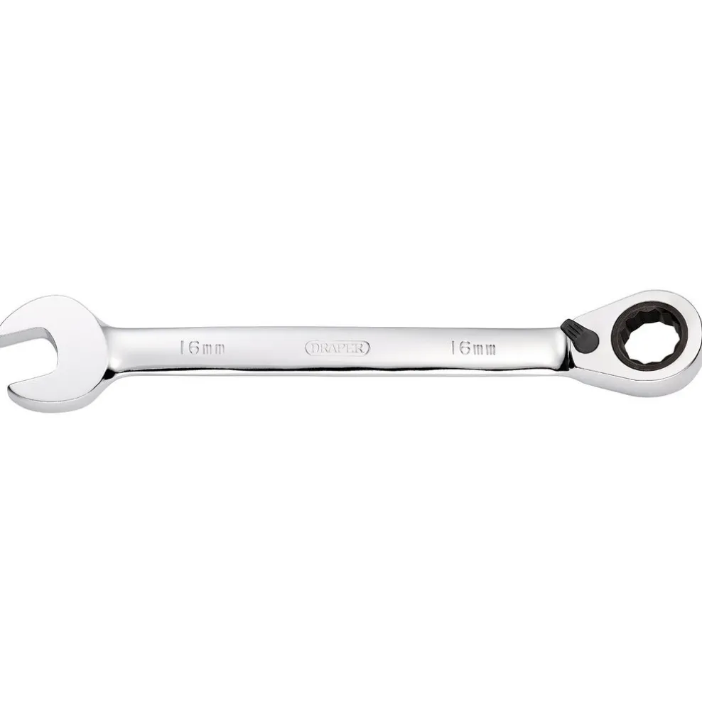 Draper HI-TORQ® Metric Reversible Ratcheting Combination Spanner, 16mm