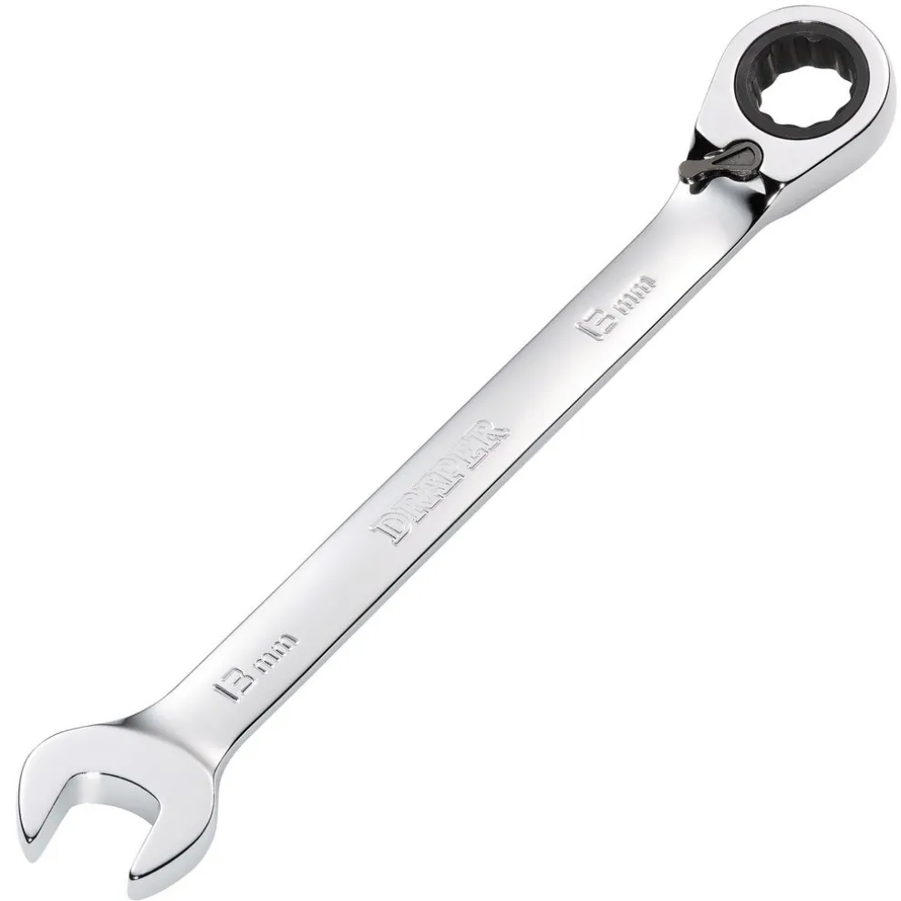 Draper HI-TORQ® Metric Reversible Ratcheting Combination Spanner, 13mm