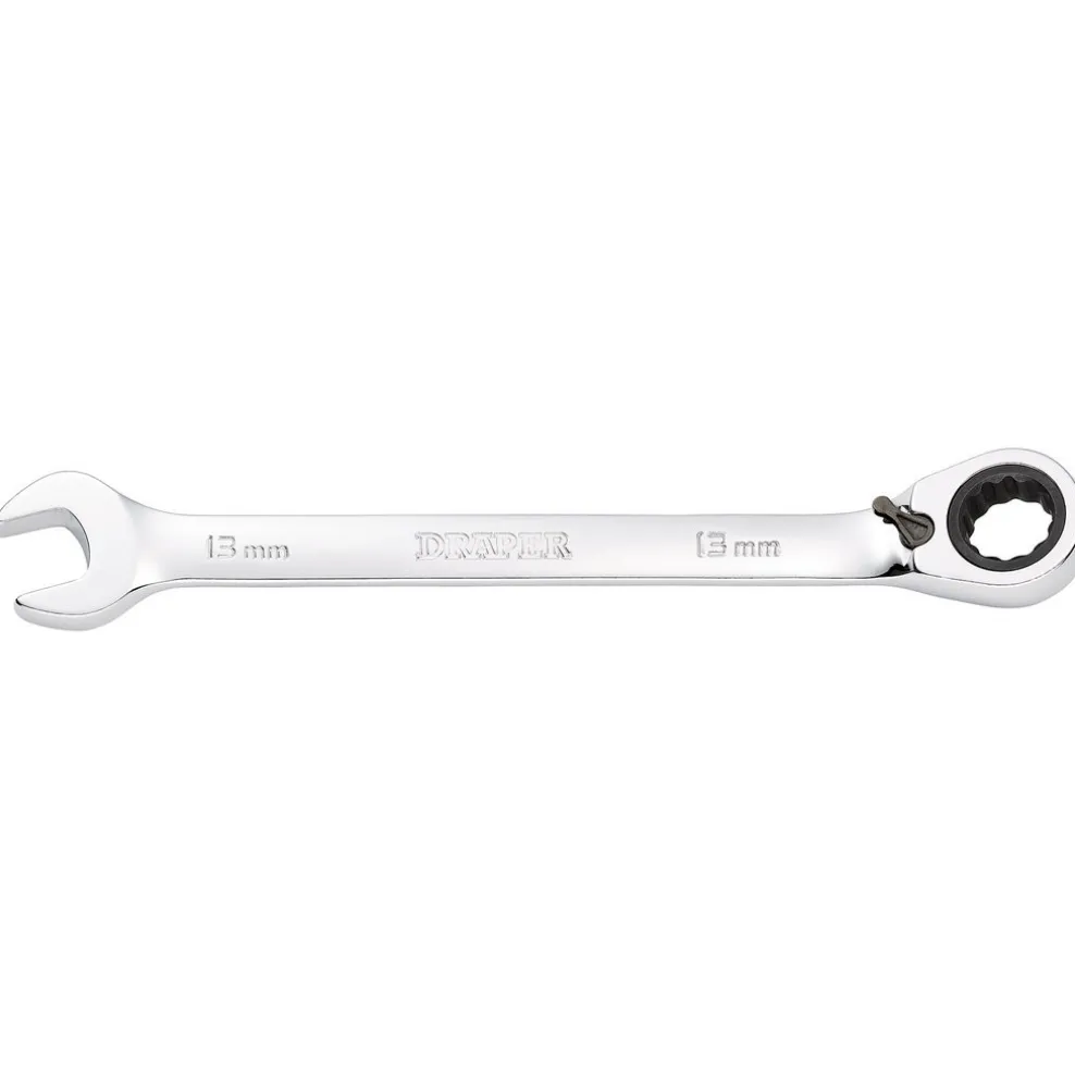Draper HI-TORQ® Metric Reversible Ratcheting Combination Spanner, 13mm