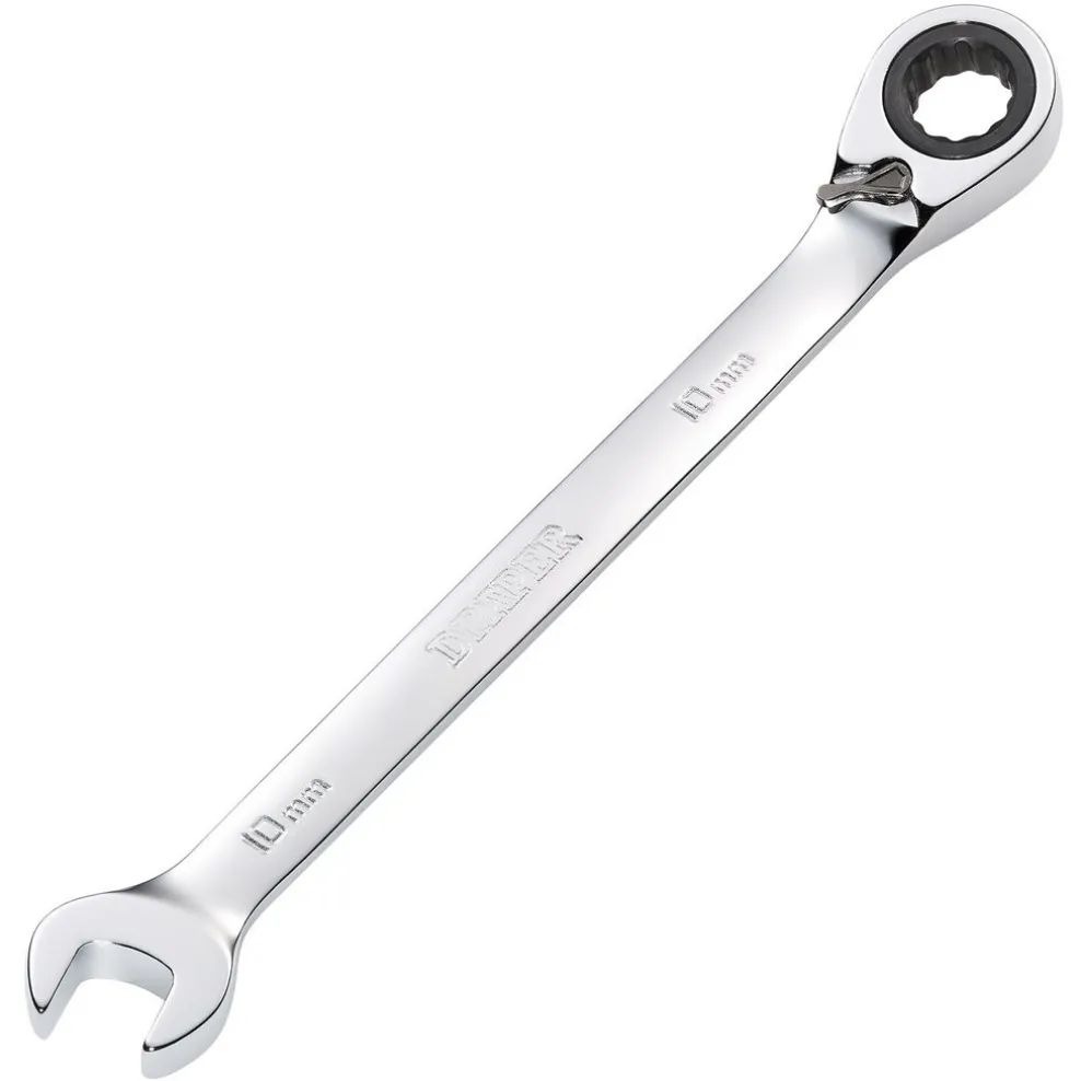 Draper HI-TORQ® Metric Reversible Ratcheting Combination Spanner, 10mm