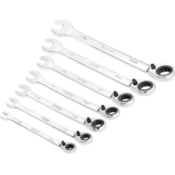 Draper HI-TORQ® Metric Reversible Ratcheting Combination Spanner Set (7 Piece)