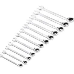 Draper HI-TORQ® Metric Reversible Ratchet Combination Spanner Set (12 Piece)