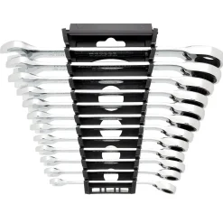 Draper HI-TORQ® Metric Reversible Ratchet Combination Spanner Set (12 Piece)
