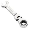 Draper HI-TORQ® Metric Stubby Flexible Head Ratchet Combination Spanner, 10mm