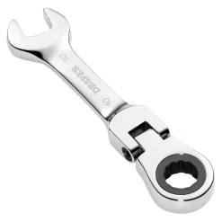 Draper HI-TORQ® Metric Stubby Flexible Head Ratchet Combination Spanner, 10mm