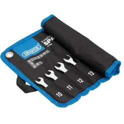 Draper HI-TORQ® Metric Stubby Flexible Head Ratchet Combination Spanner Set, 10 - 19mm (8 Piece)