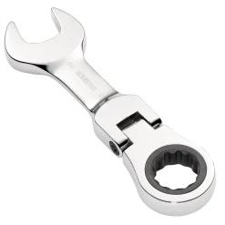 Draper HI-TORQ® Metric Stubby Flexible Head Ratchet Combination Spanner, 18mm