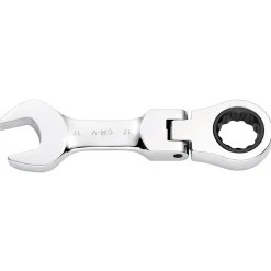 Draper HI-TORQ® Metric Stubby Flexible Head Ratchet Combination Spanner, 17mm