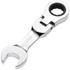 Draper HI-TORQ® Metric Stubby Flexible Head Ratchet Combination Spanner, 16mm