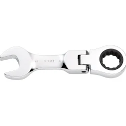 Draper HI-TORQ® Metric Stubby Flexible Head Ratchet Combination Spanner, 16mm