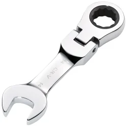 Draper HI-TORQ® Metric Stubby Flexible Head Ratchet Combination Spanner, 14mm