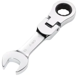 Draper HI-TORQ® Metric Stubby Flexible Head Ratchet Combination Spanner, 13mm