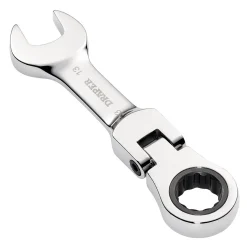 Draper HI-TORQ® Metric Stubby Flexible Head Ratchet Combination Spanner, 13mm