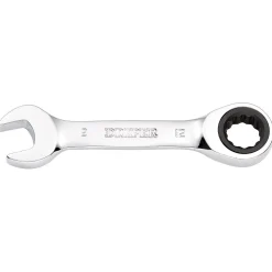 Draper HI-TORQ® Metric Stubby Ratchet Combination Spanner, 12mm