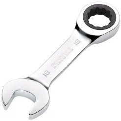 Draper HI-TORQ® Metric Stubby Ratchet Combination Spanner, 18mm