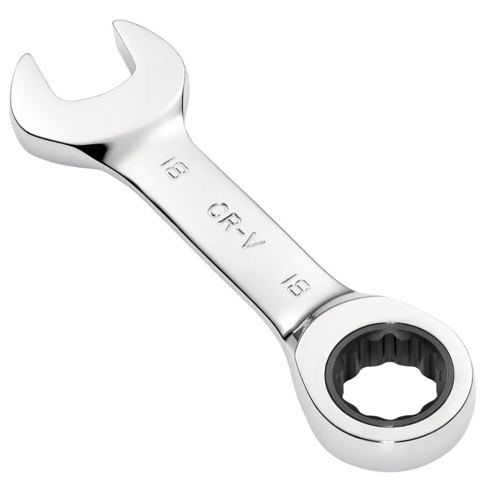Draper HI-TORQ® Metric Stubby Ratchet Combination Spanner, 18mm