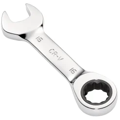Draper HI-TORQ® Metric Stubby Ratchet Combination Spanner, 16mm