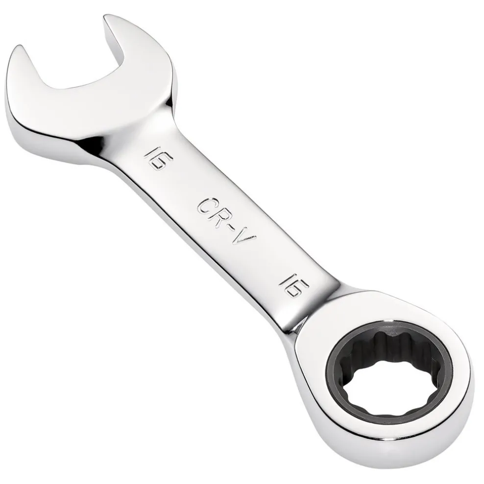 Draper HI-TORQ® Metric Stubby Ratchet Combination Spanner, 16mm