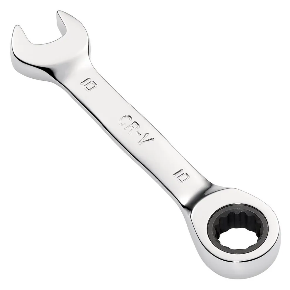 Draper HI-TORQ® Metric Stubby Ratchet Combination Spanner, 10mm