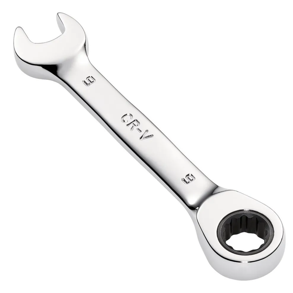 Draper HI-TORQ® Metric Stubby Ratchet Combination Spanner, 9mm