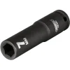 Draper HI-TORQ® 6 Point Deep Impact Socket, 1/4" Sq. Dr., 7mm