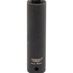 Draper HI-TORQ® 6 Point Deep Impact Socket, 1/4" Sq. Dr., 9mm