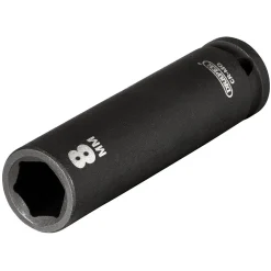 Draper HI-TORQ® 6 Point Deep Impact Socket, 1/4" Sq. Dr., 8mm