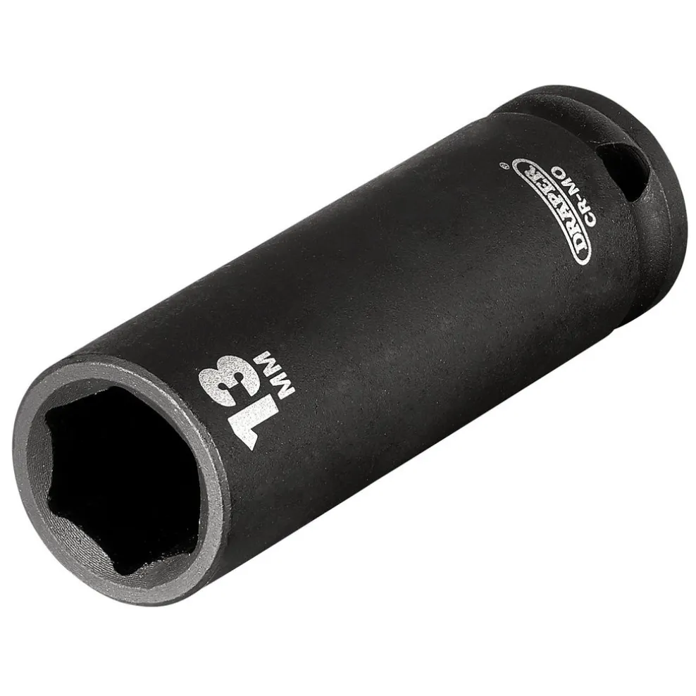 Draper HI-TORQ® 6 Point Deep Impact Socket, 3/8" Sq. Dr., 13mm