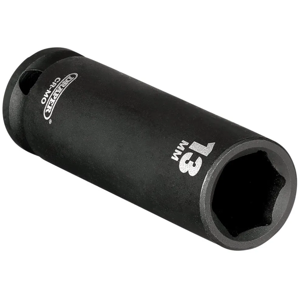 Draper HI-TORQ® 6 Point Deep Impact Socket, 3/8" Sq. Dr., 13mm