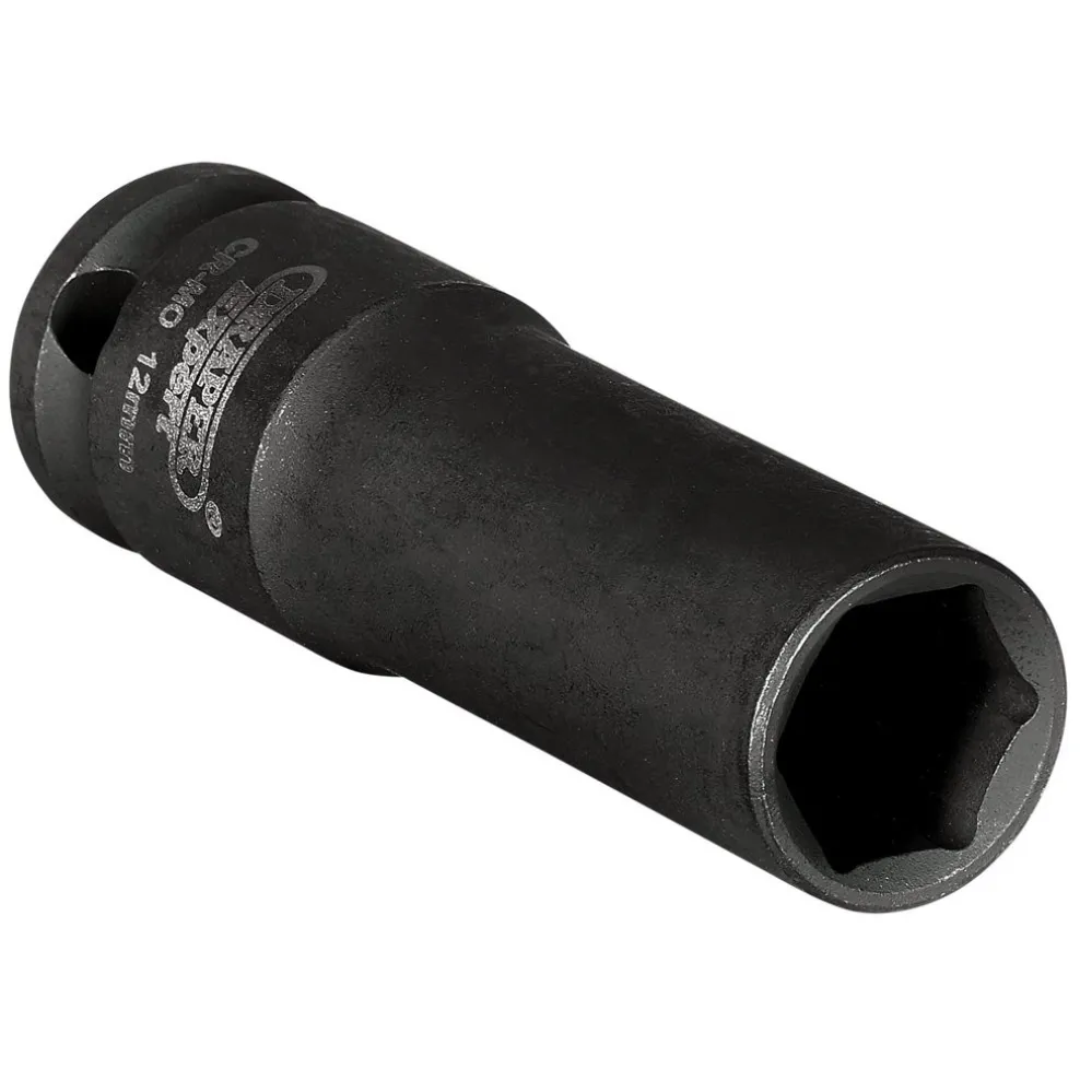 Draper HI-TORQ® 6 Point Deep Impact Socket, 3/8" Sq. Dr., 12mm