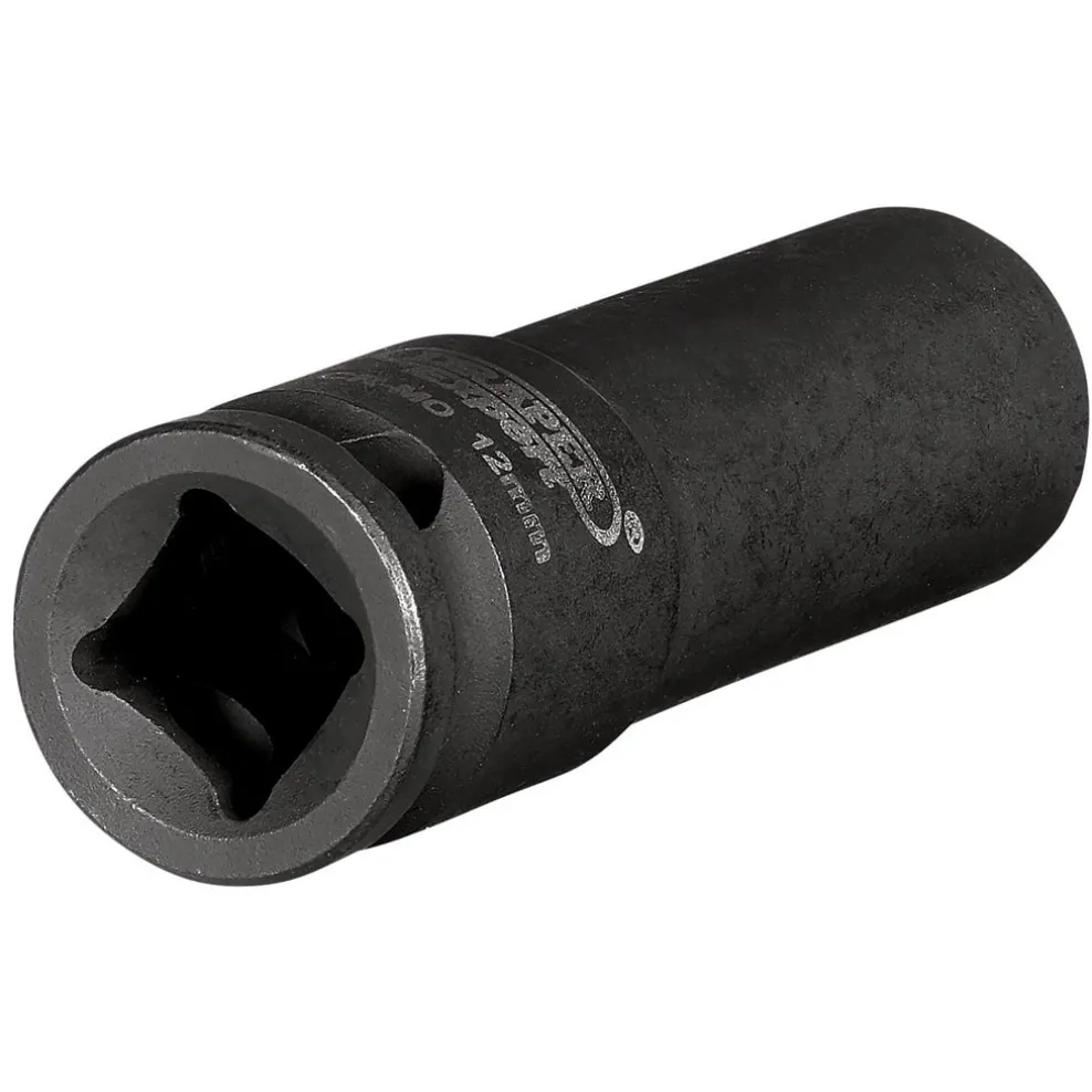 Draper HI-TORQ® 6 Point Deep Impact Socket, 3/8" Sq. Dr., 12mm