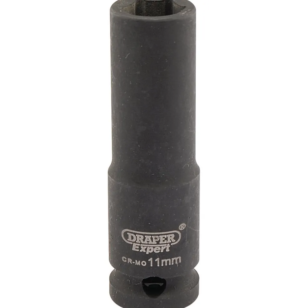 Draper HI-TORQ® 6 Point Deep Impact Socket, 3/8" Sq. Dr., 11mm