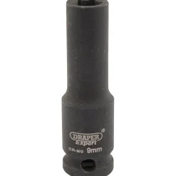 Draper HI-TORQ® 6 Point Deep Impact Socket, 3/8" Sq. Dr., 9mm