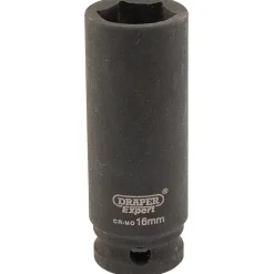 Draper HI-TORQ® 6 Point Deep Impact Socket, 3/8" Sq. Dr., 16mm