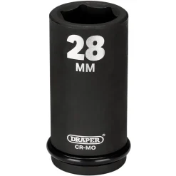 Draper HI-TORQ® 6 Point Deep Impact Socket, 3/4" Sq. Dr., 28mm
