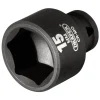 Draper HI-TORQ® 6 Point Impact Socket, 1/4" Sq. Dr., 15mm
